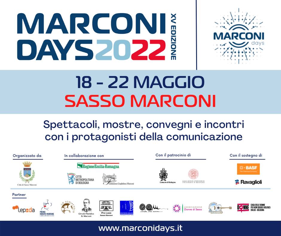SAVE THE DATE | 18-22 Maggio: tornano i MARCONI DAYS!